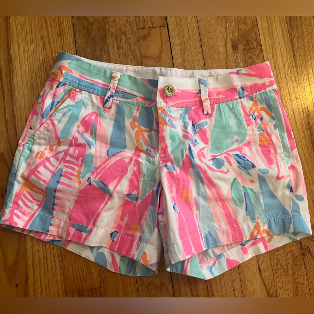 Lilly Pulitzer The Callahan Shorts sail boat print